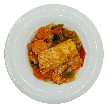 Saumon Sauce Légumes