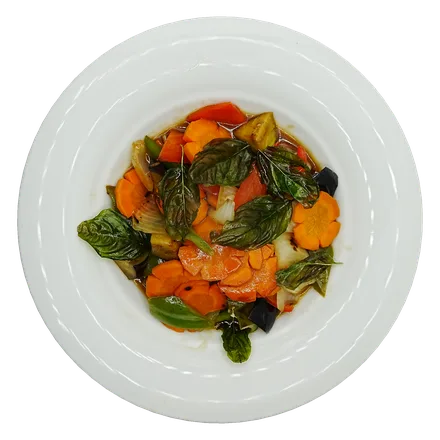 Plat Basilic Légumes